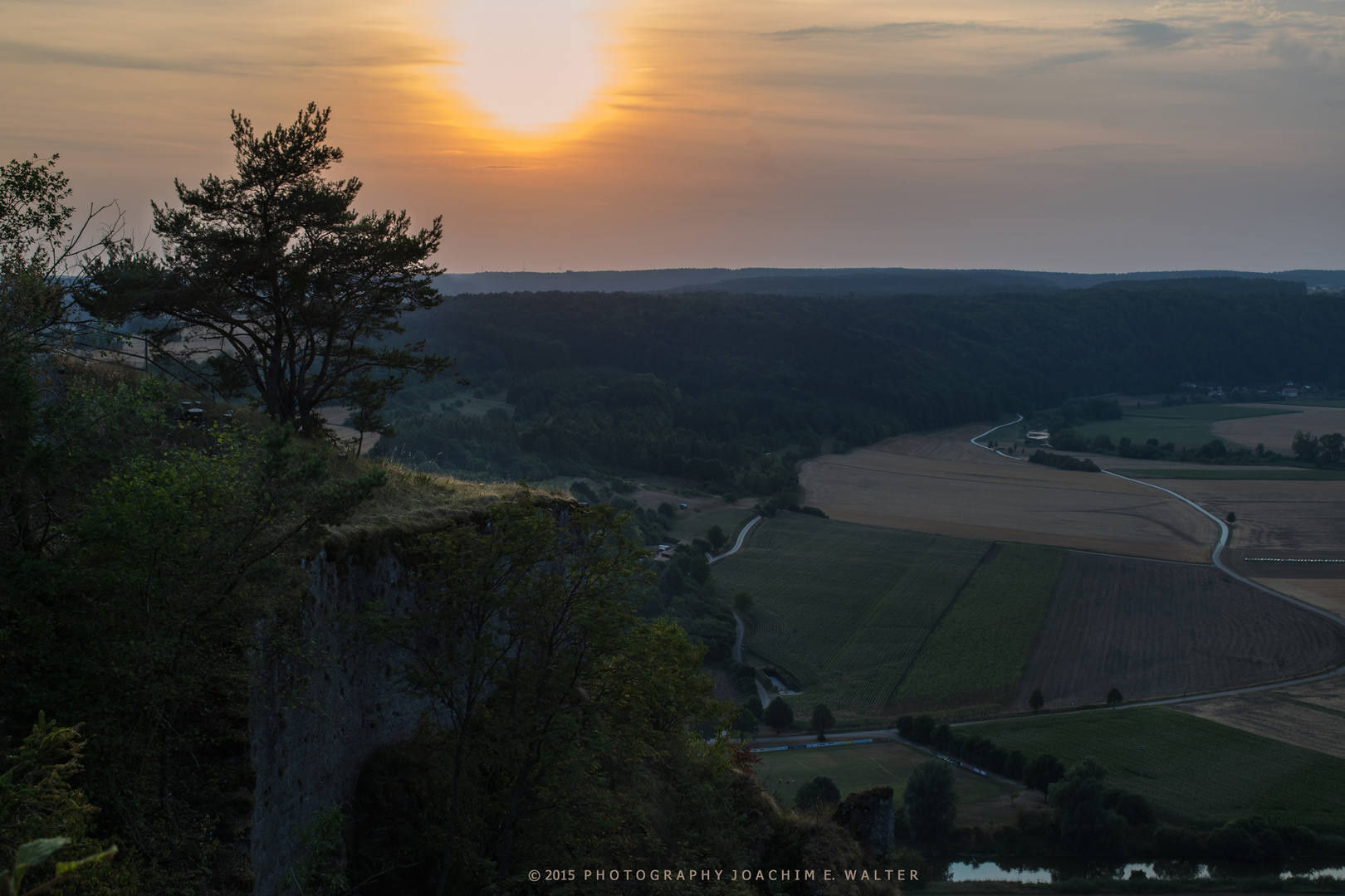 Abend über dem Altmühltal