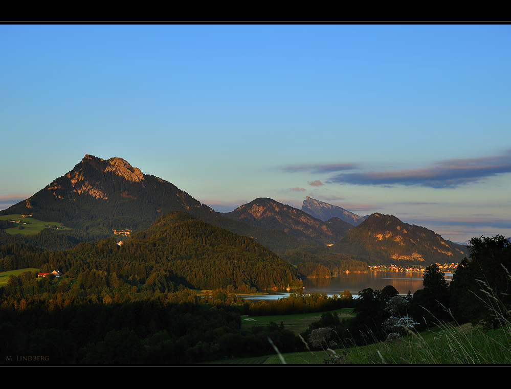 Abend über dem Fuschlsee