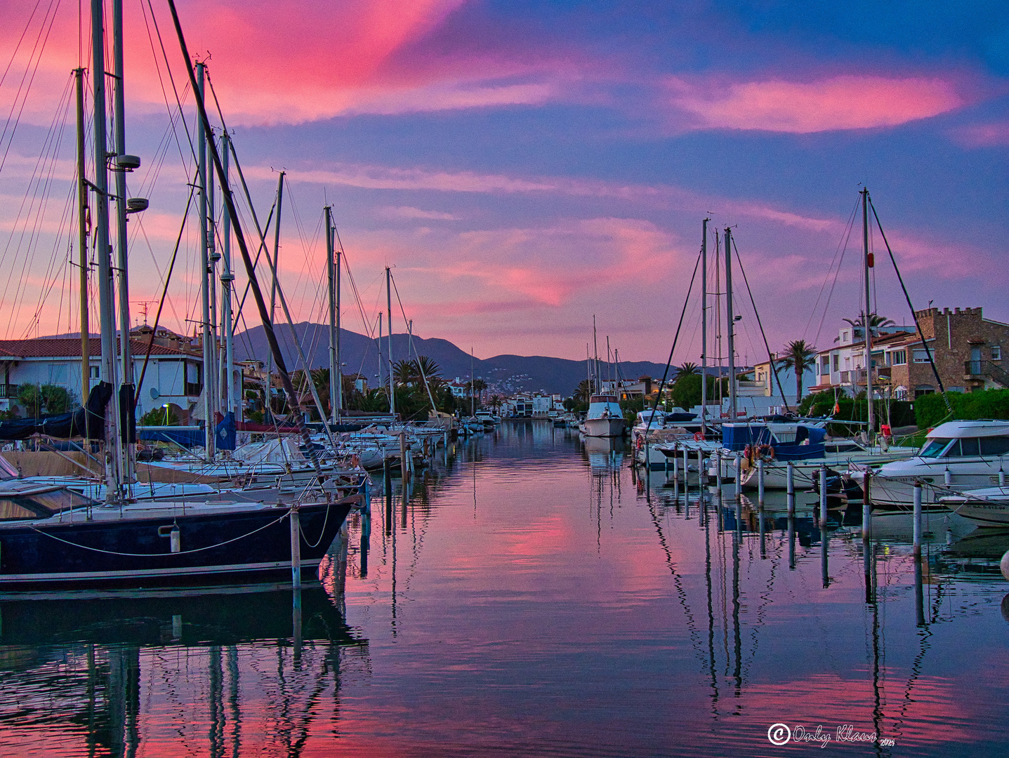 Abend über dem Hafen