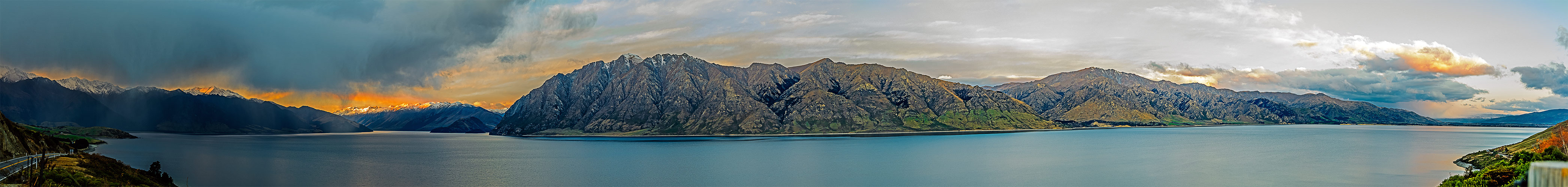 Abend über dem Lake Haweka