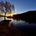 Abend über dem Luganersee