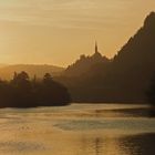 Abend über dem Rhein