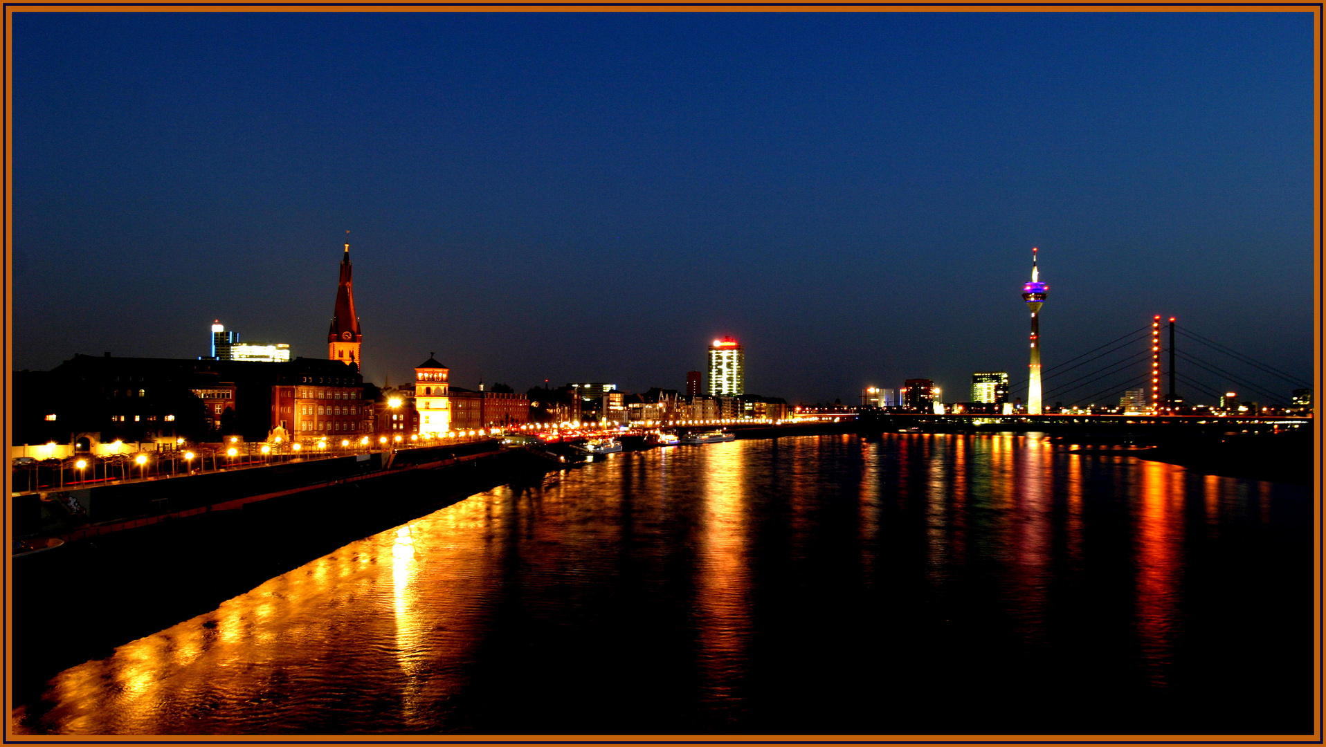 Abend über dem Wasser