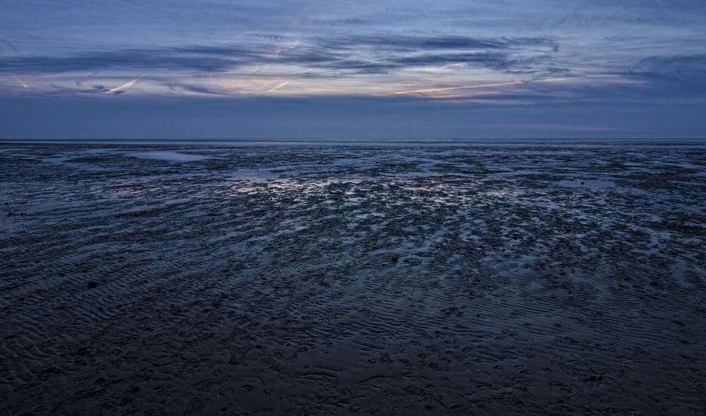 Abend über dem Wattenmeer