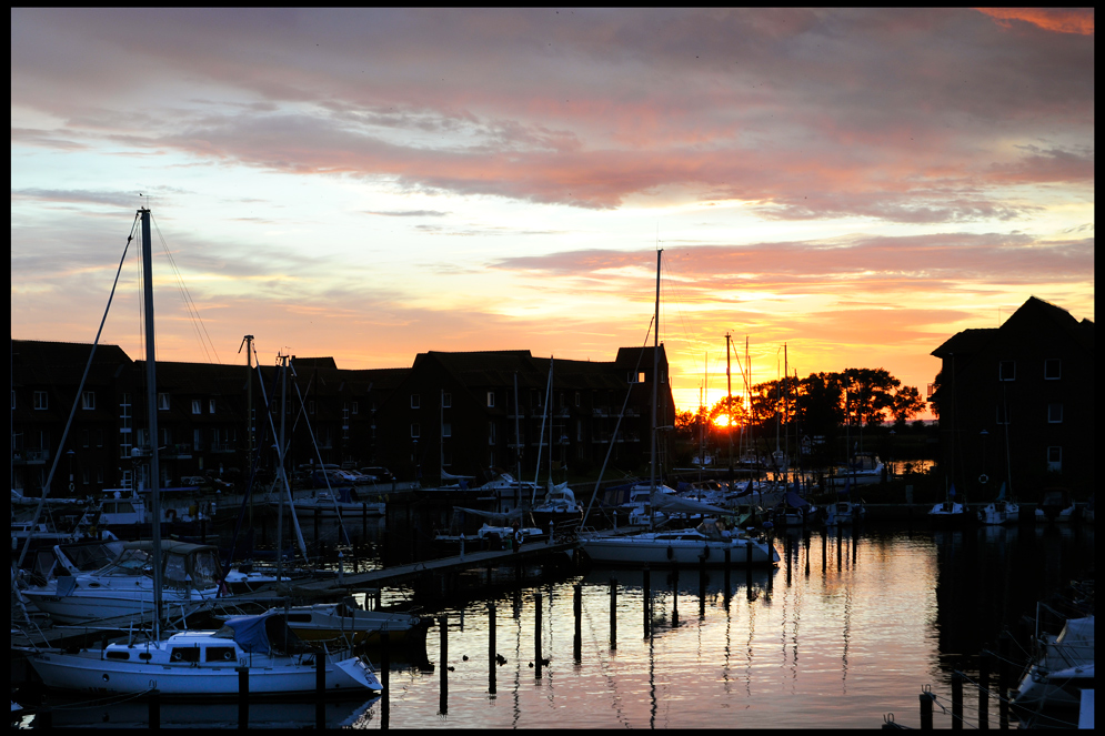 Abend über der Marina