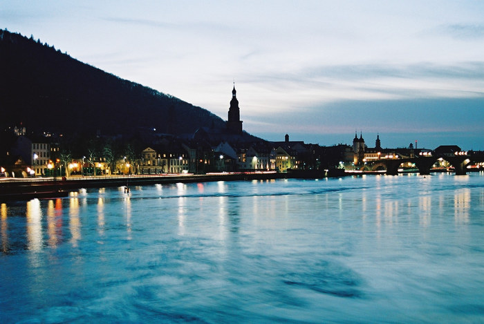 Abend über Heidelberg