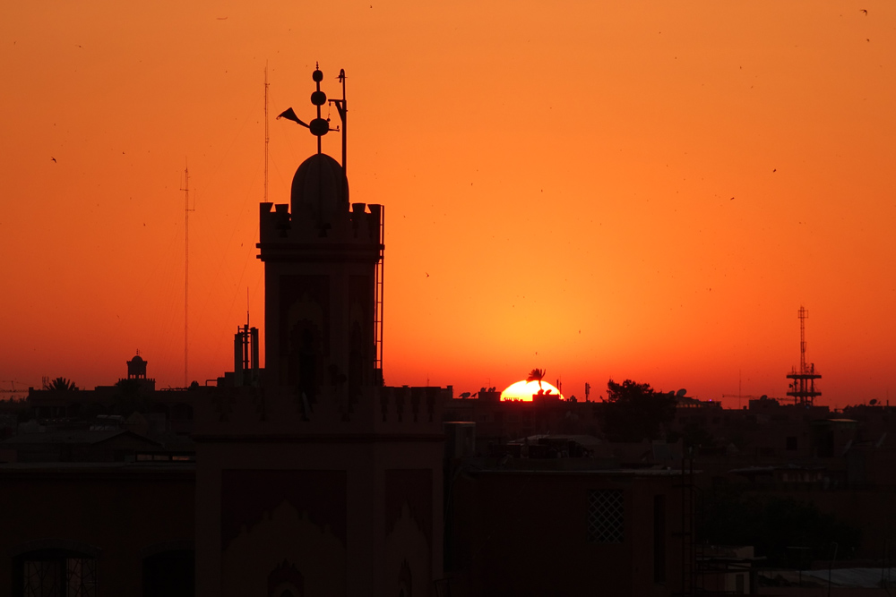 abend über marrakesch