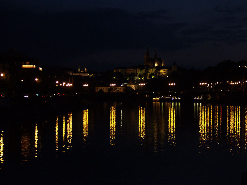 Abend über Prag