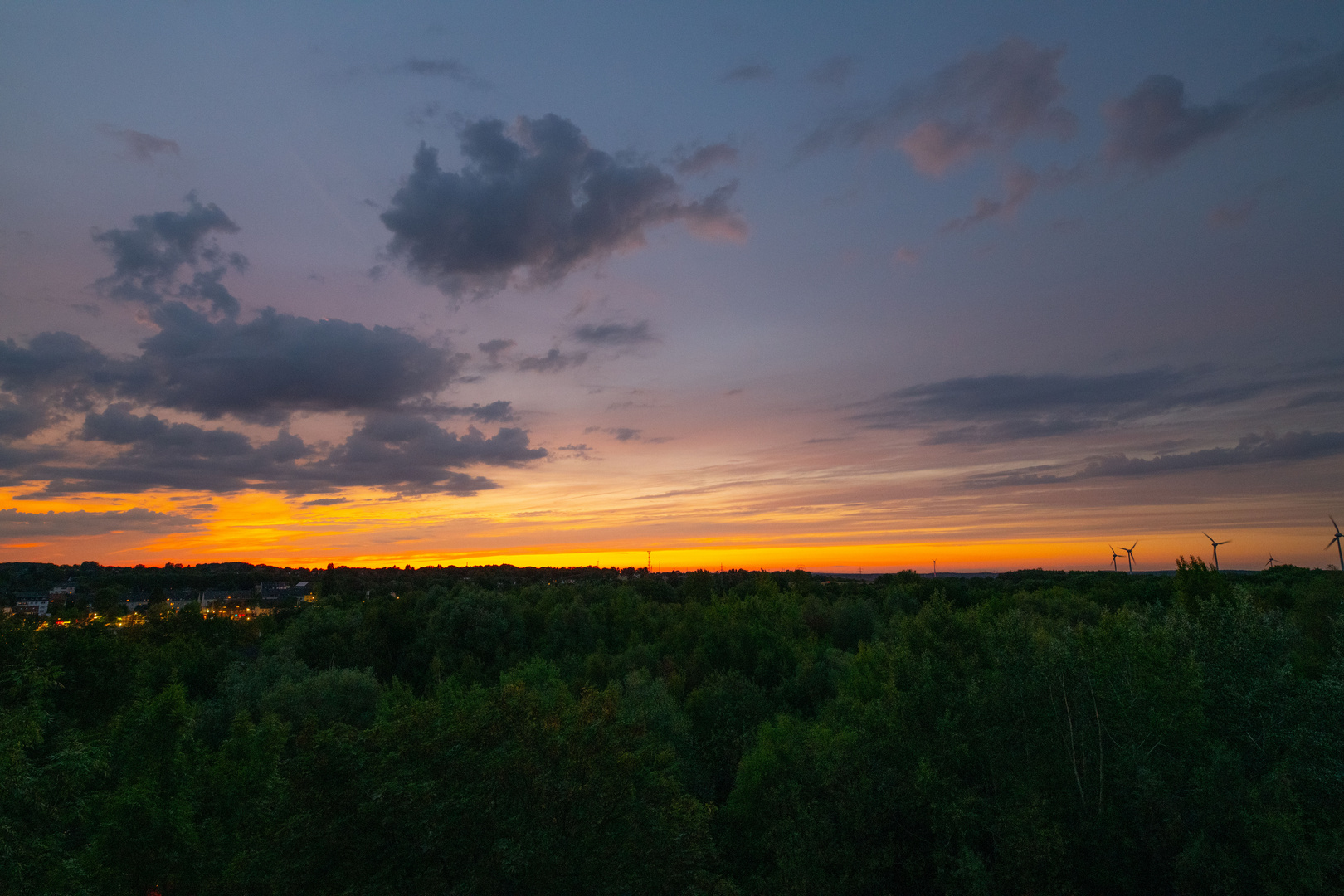 Abend über Recklinghausen Nord