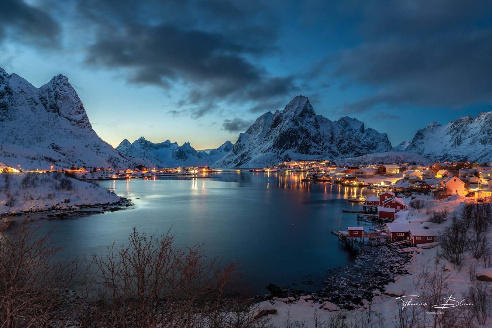 Abend über Reine - Moskenes/Lofoten 3