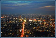 Abend über Tokyo