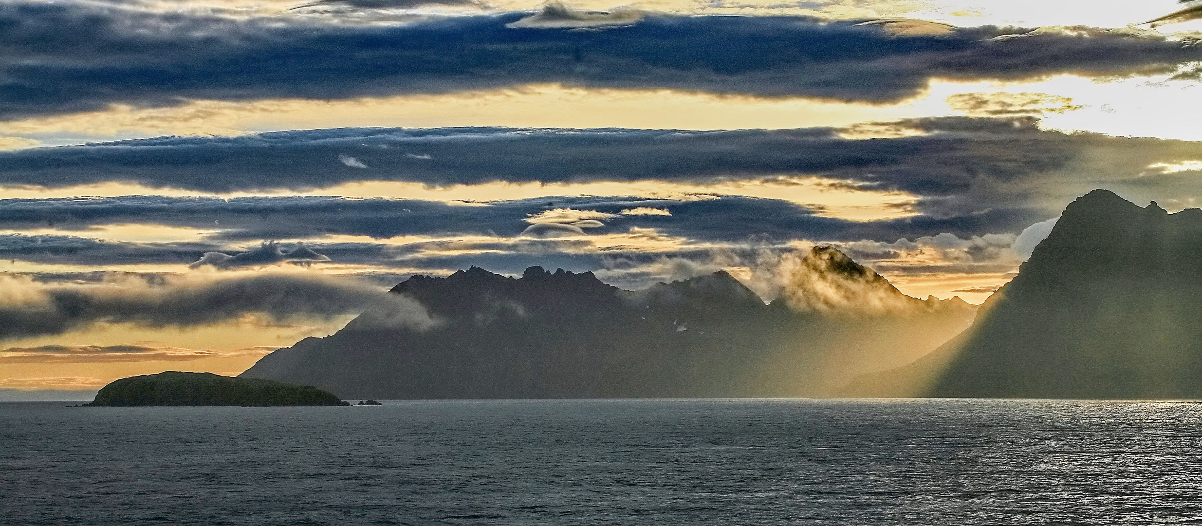 Abend vor Südgeorgien