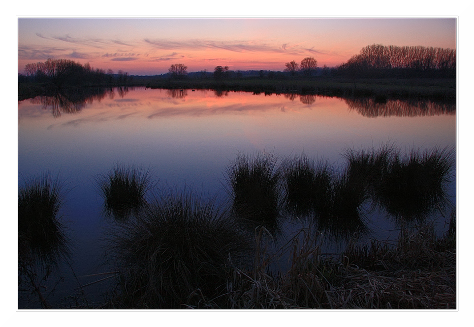 Abend wird es am See