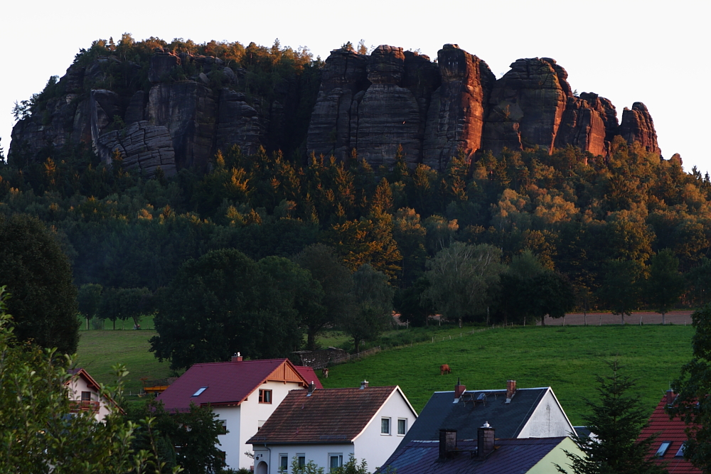 Abend wird es wieder...auch am Pfaffenstein