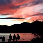 Abenda am Lake Te Anau