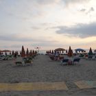 Abendämmerung am Strand von Salerno