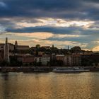 Abendämmerung in Budapest