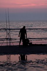 Abendangeln auf Texel