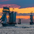 Abendausfahrten vor Warnemünde während der Hanse-Sail