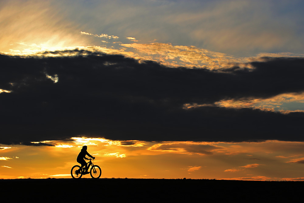 Abendausflug mit dem Fahrrad