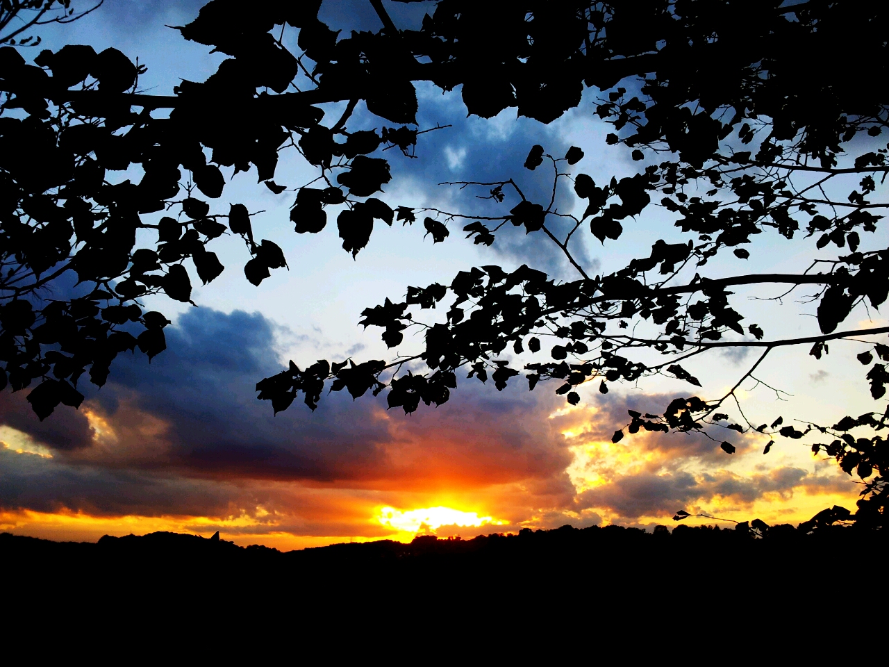 Abendausklang am Hohen Stein