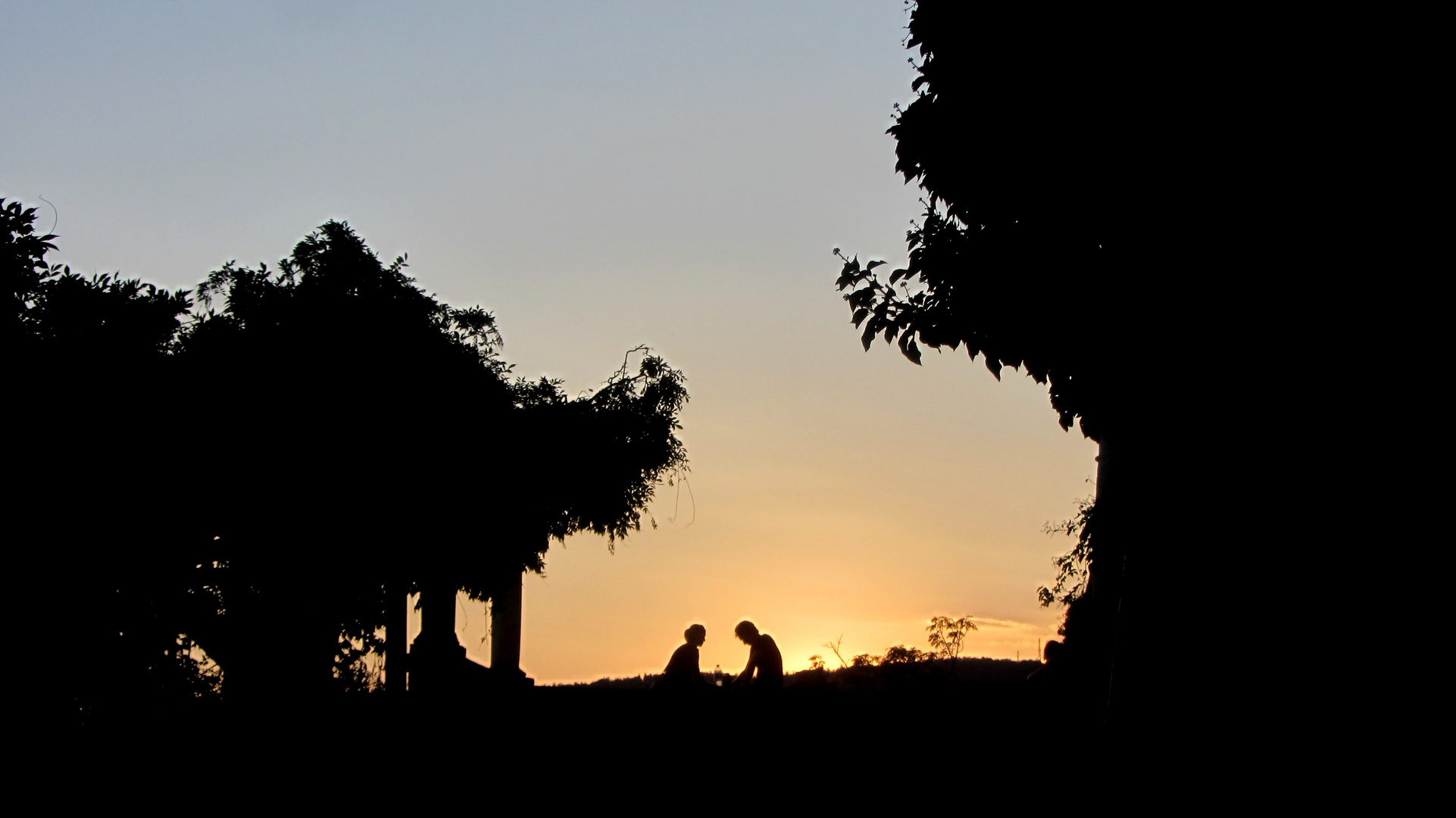 Abendausklang auf der Burg