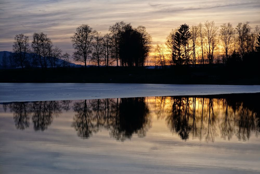 Abendbeleuchtung im "Blauen Land"