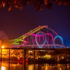 Abendbeleuchtung im Heidepark