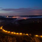 Abendblicher Blick von der Festung Königstein