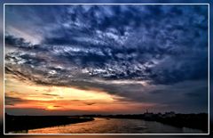 Abendblick auf den Rhein