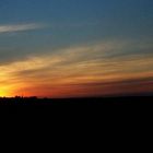 Abendblick aus den Fenster