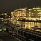 Abendblick über die Binnenalster