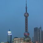 Abendblick vom Bund auf Pudong