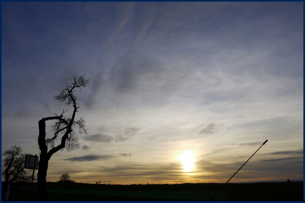 Abendblick von unterwegs