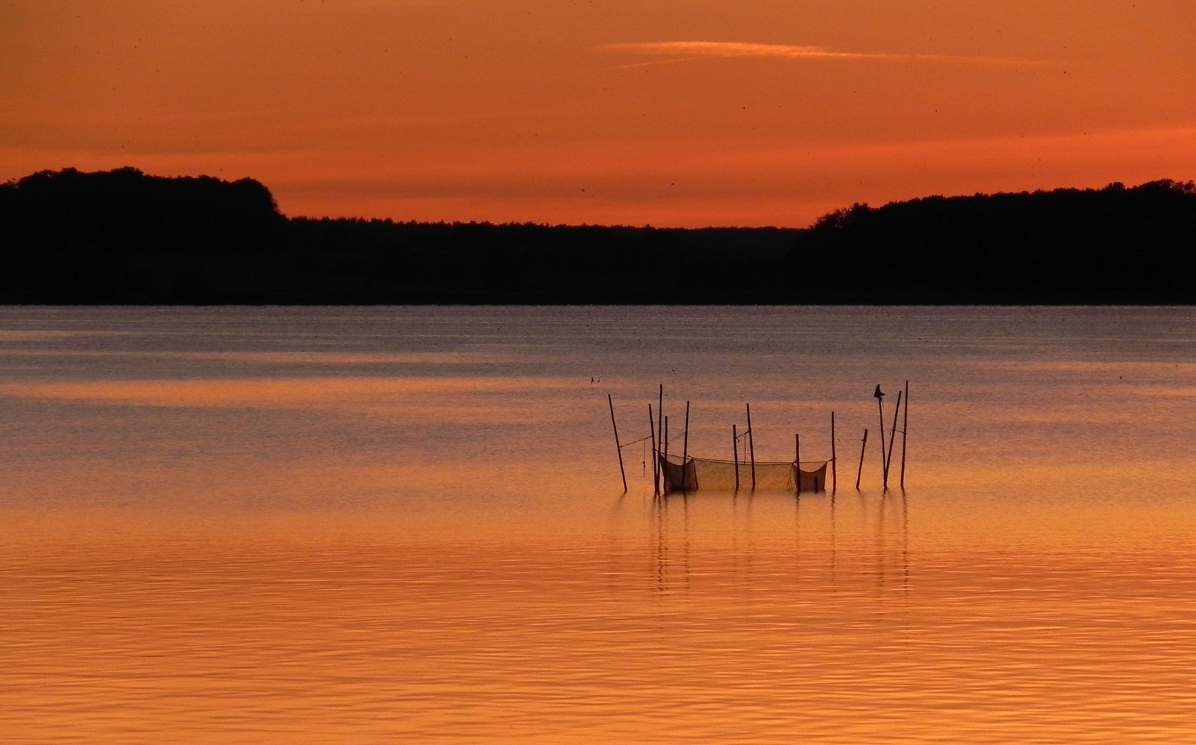 Abenddämmerung am Achterwasser