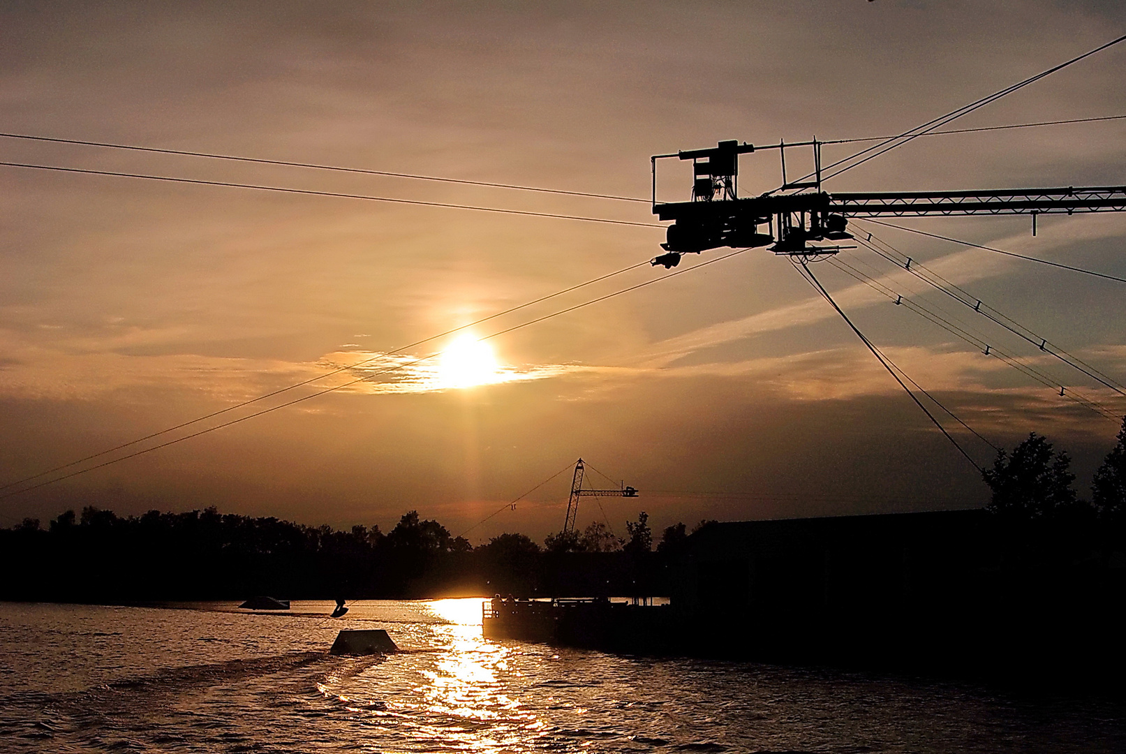 Abenddämmerung am Alfsee