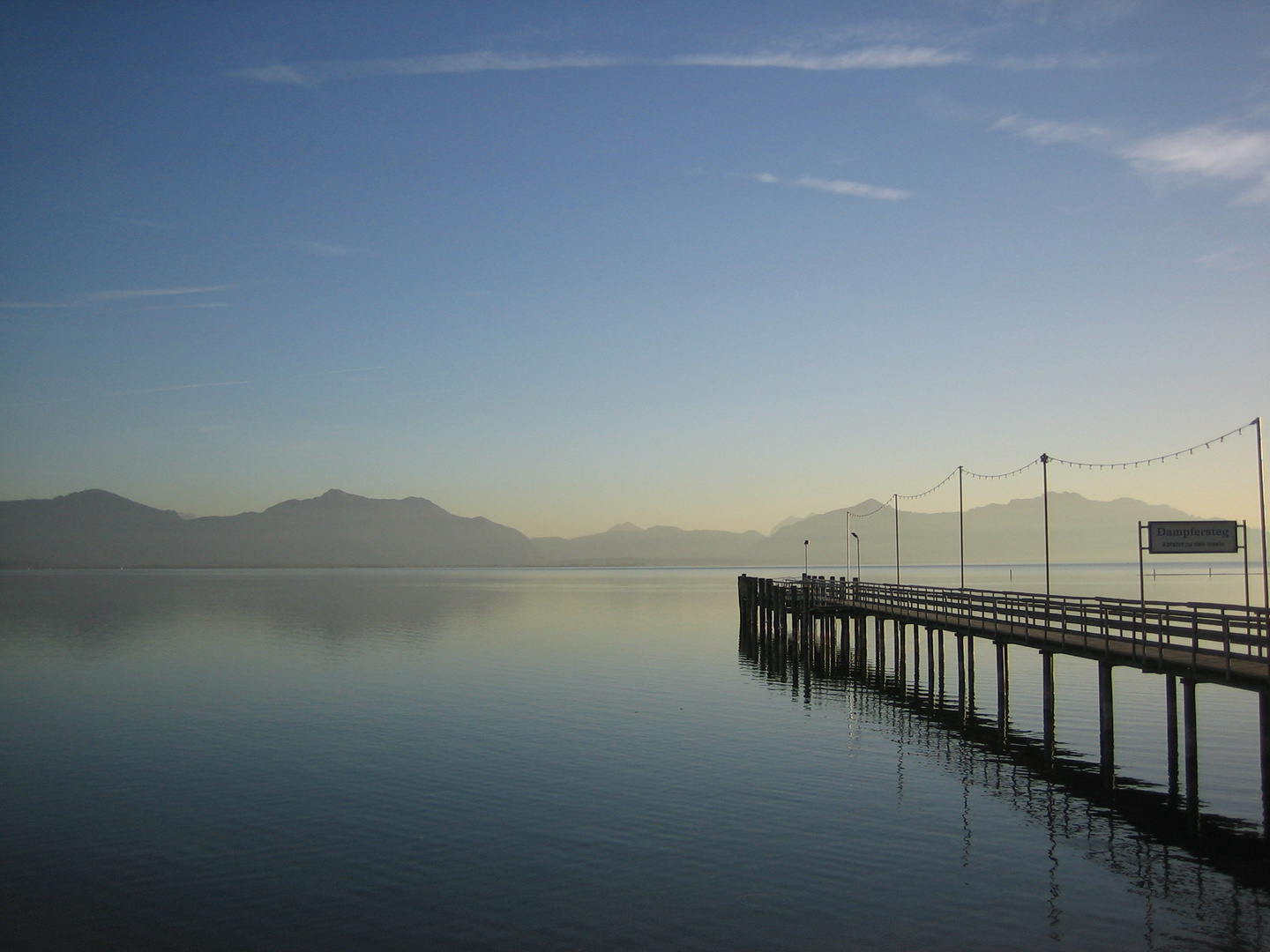 Abenddämmerung am Chiemsee