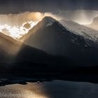 Abenddämmerung am Concano Stausee