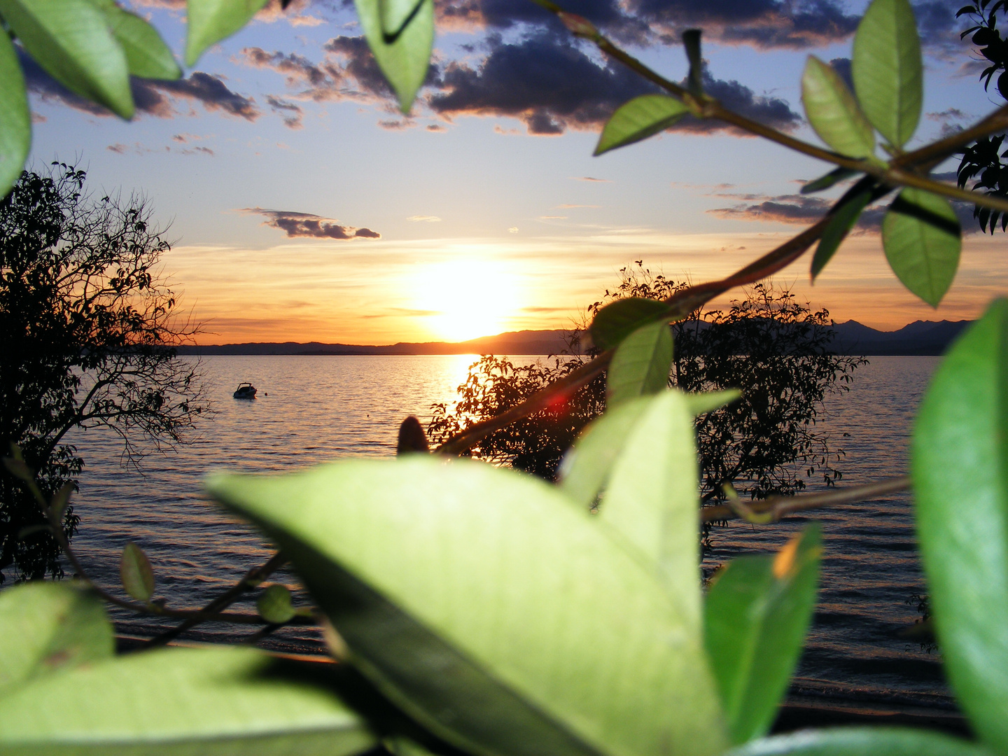 ...Abenddämmerung am Gardasee