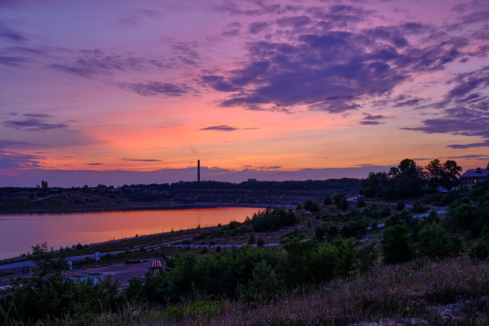 Abenddämmerung am Großräschener See