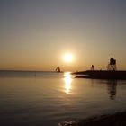 Abenddämmerung am Ijsselmeer