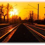 Abenddämmerung am Kleinbahnhof