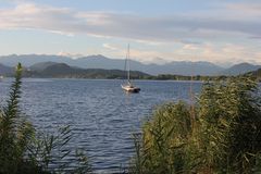 Abenddämmerung am Lago Maggiore August 2013