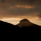 Abenddämmerung am Lilienstein