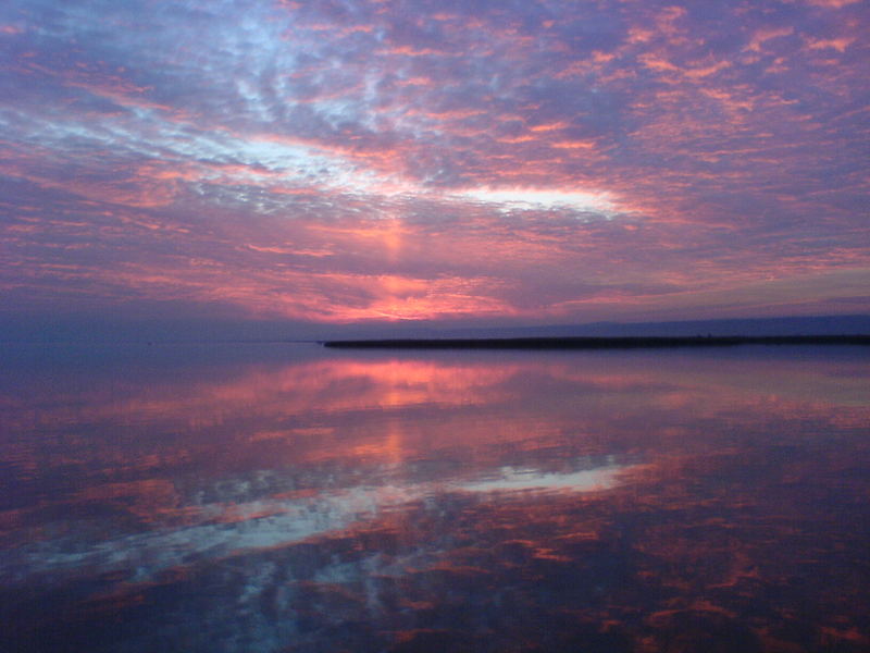 Abenddämmerung am Neusiedlersee