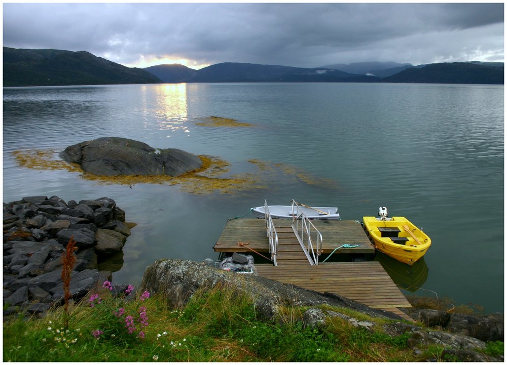 Abenddämmerung am Ranafjord