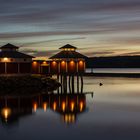 Abenddämmerung am See