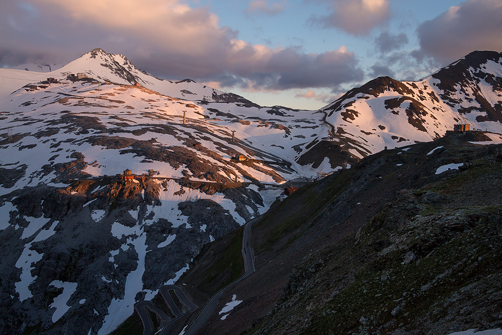 Abenddämmerung am Stilfserjoch