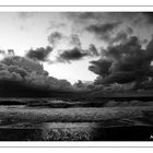 Abenddämmerung am Strand