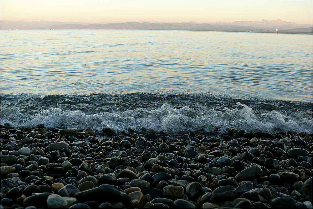 "Abenddämmerung am Strand"